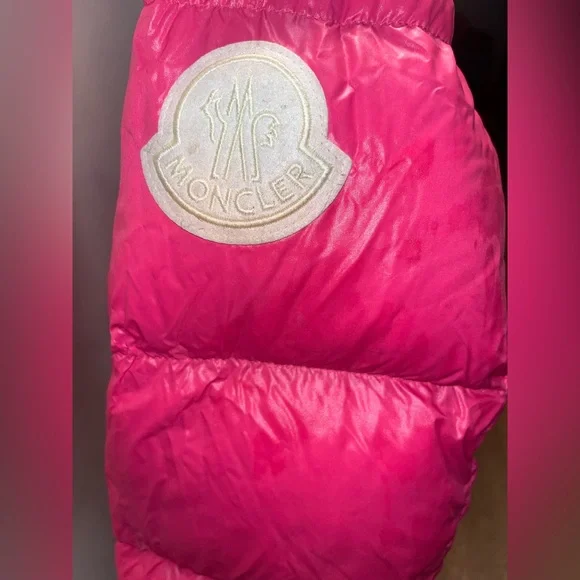 MONCLER Dervox Logo-Appliquéd Quilted Shell Down Jacket SIZE 2 EXCELLENT